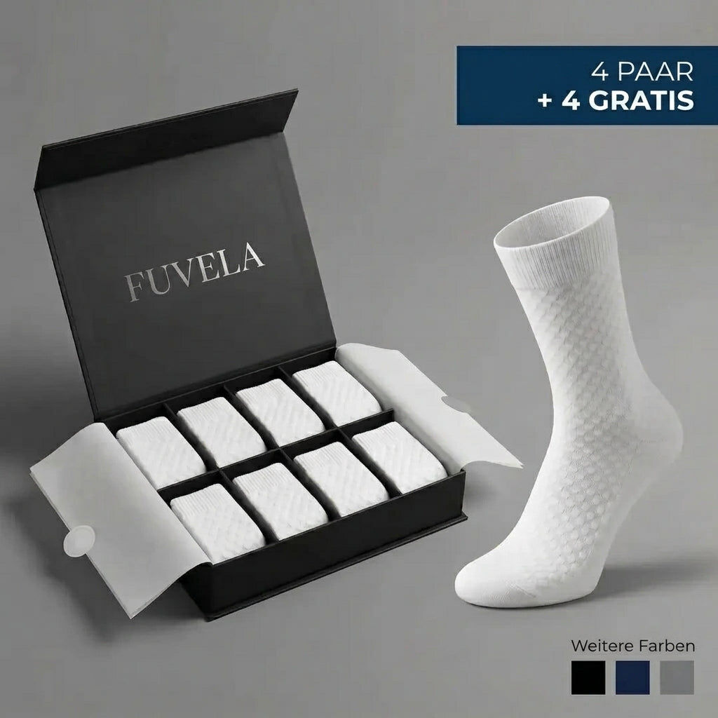 Halbhohe Fuvela™ Socken aus Premium-Bambusfaser