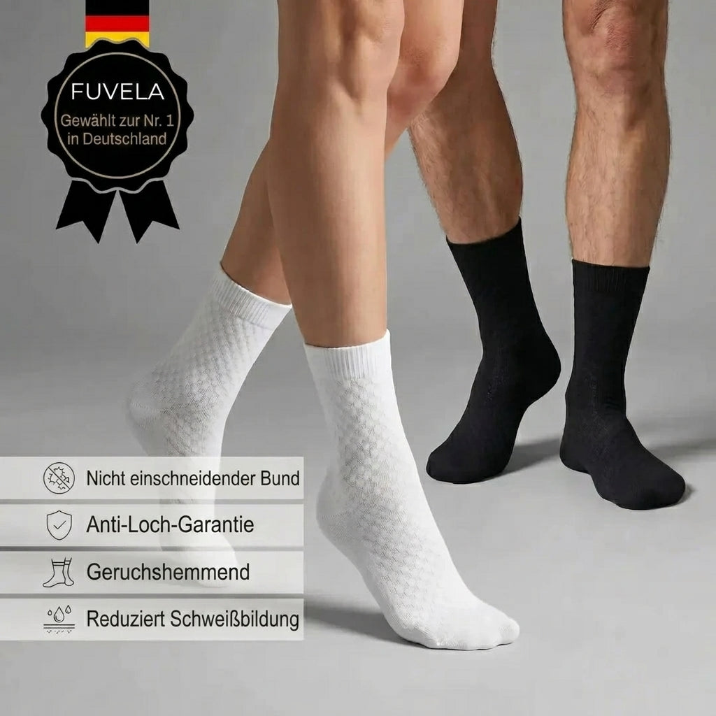 Halbhohe Fuvela™ Socken aus Premium-Bambusfaser