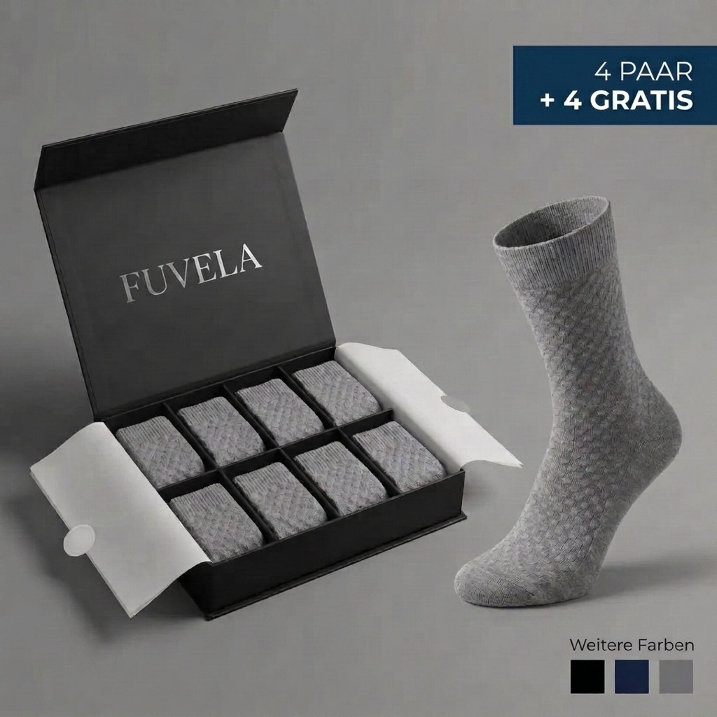 Halbhohe Fuvela™ Socken aus Premium-Bambusfaser