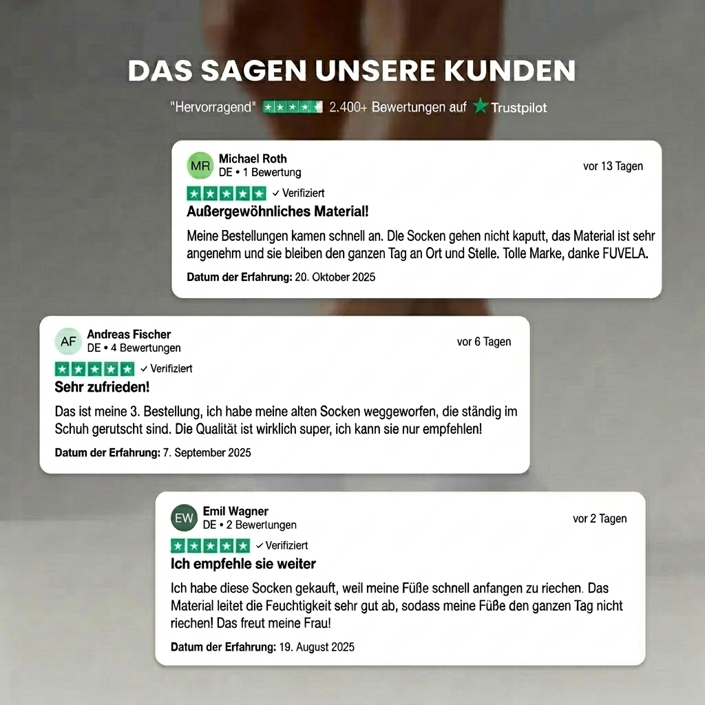 Halbhohe Fuvela™ Socken aus Premium-Bambusfaser