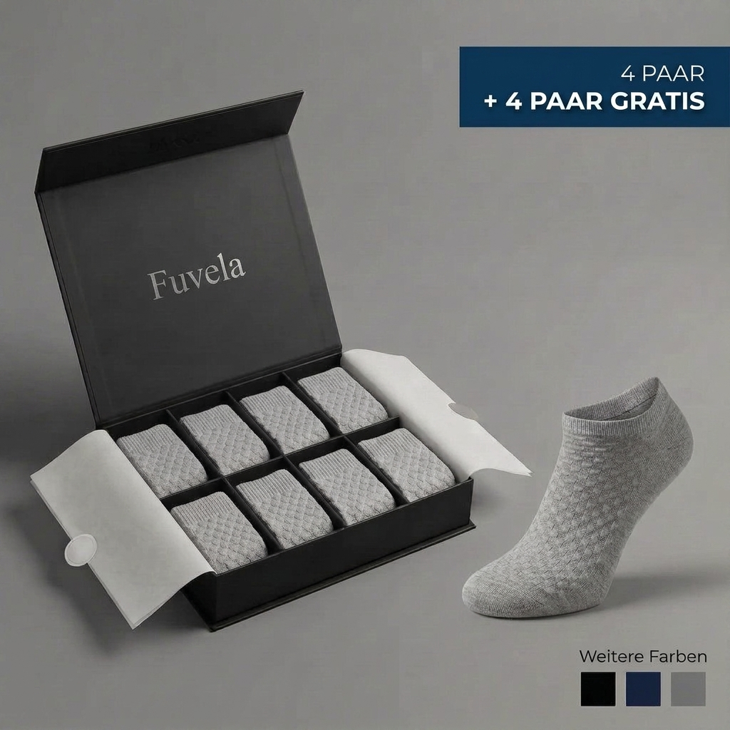 Kurze Fuvela™ Socken aus Premium-Bambusfaser